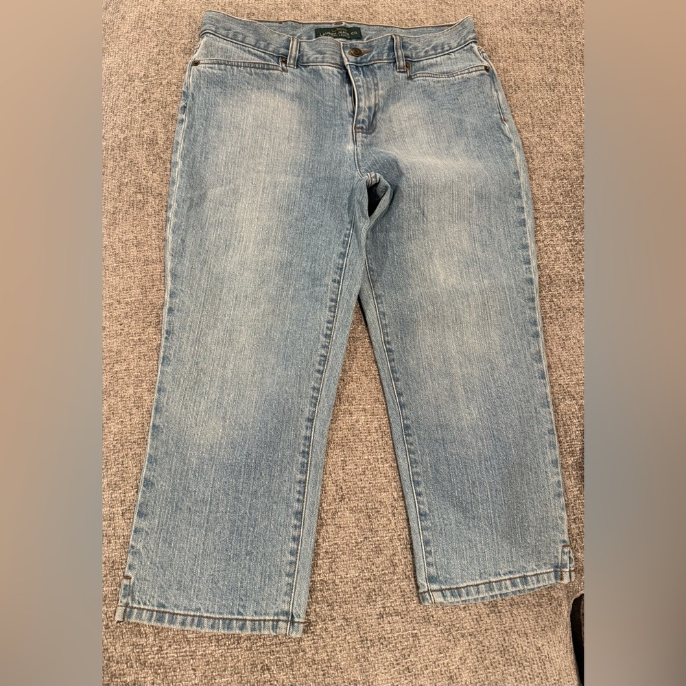 Lauren Ralph Lauren Light Blue Cropped‎ Jeans Size 4